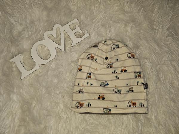 Beanie Kopfumfang 46-48cm "Fahrzeuge"